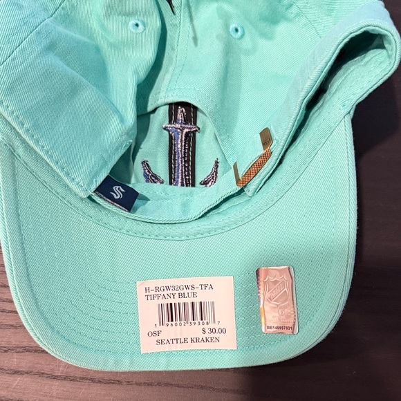 47 Brand Seattle Kraken Cap with Dark Blue Anchor - Picture 2 of 2